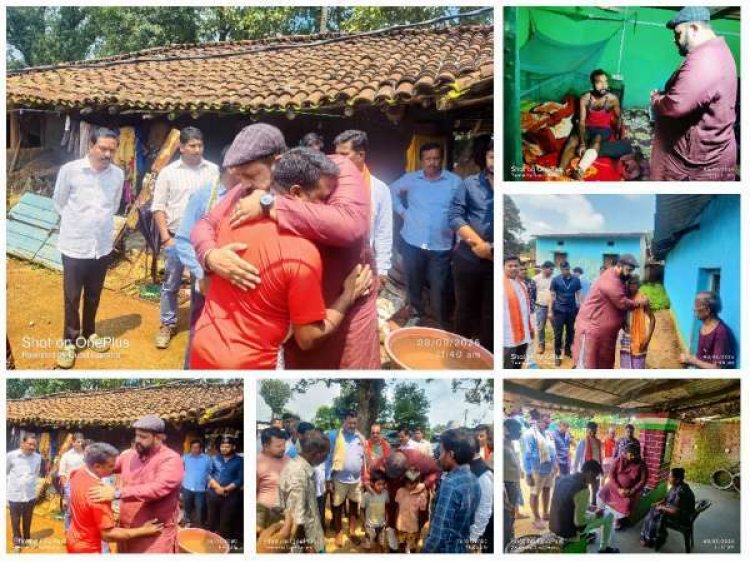 भाजपा प्रदेश उपाध्यक्ष प्रबल प्रताप सिंह जूदेव ने कांग्रेस को लिया आड़े हाथ कहा शव पर राजनीति कांग्रेस का अब तक राजनीति का सबसे घृणित और अमानवीय चेहरा,किया जुरूडाड पहुँच मृतक परिवारों एवं घायलों से भेंट,परिजनों को सांत्वना देते हुए की अपनी गहरी संवेदनाएँ व्यक्त 