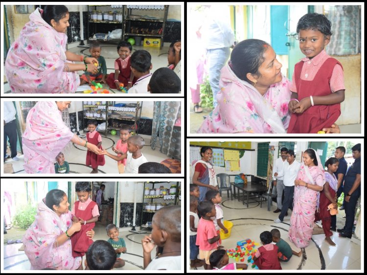 विभागीय योजनाओं की जमीनी हकीक़त देखने महिला एवं बाल विकास मंत्री श्रीमती लक्ष्मी राजवाड़े पहुंची जशपुर जिला,मंत्री ने कहा बच्चों से संबंधित किसी भी प्रकार की लापरवाही नहीं किया जायेगा बर्दाश्त