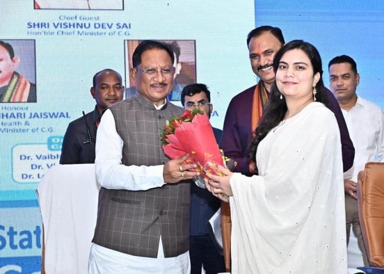 प्रदेश की 3 करोड़ जनता के आरोग्य के साथ विकसित छत्तीसगढ़ का सपना करेंगे पूरा : मुख्यमंत्री साय