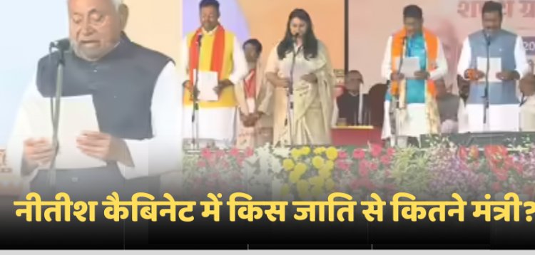 5 दलित, 4 राजपूत… नीतीश कैबिनेट में जाति का रखा गया विशेष ध्यान! जानिए किस जाति से कितने मंत्री?