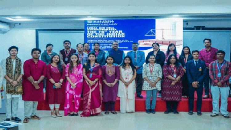 कलिंगा विश्वविद्यालय ने संविधान दिवस मनाया, जिसमें प्रस्तावना की शपथ, सांस्कृतिक श्रद्धांजलि और चीफ जस्टिस की वॉल ऑफ़ फ़ेम का उद्घाटन किया गया