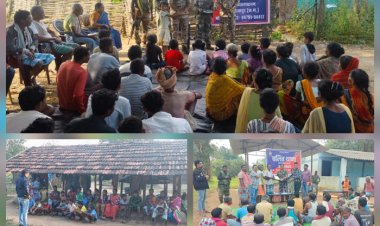 चलित थाना के जरिए जन संवाद अभियान, 100 से ज्यादा नक्सल प्रभावित गांवों में पहुंची पुलिस