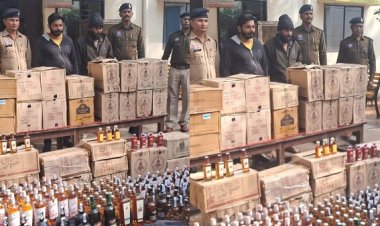 CG में अब भी खप रही दूसरे राज्यों की शराब; पुलिस ने लाखों की अवैध शराब की जब्त, दो तस्कर गिरफ्तार