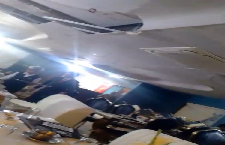 रायपुर के रजवाड़ा रिसॉर्ट में बड़ा हादसा, रेस्टोरेंट पहुंचे ग्राहकों के सिर में गिरा फाॅल सीलिंग