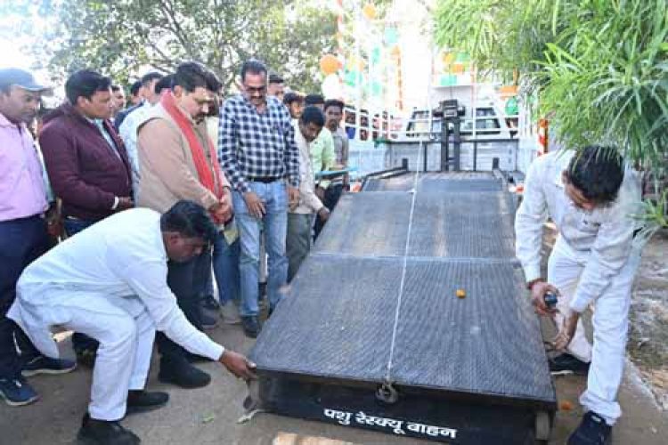 पशु रेस्क्यु वाहन से दुर्घटनाग्रस्त पशुओं को मिलेगी त्वरित चिकित्सा सुविधा - उप मुख्यमंत्री शर्मा