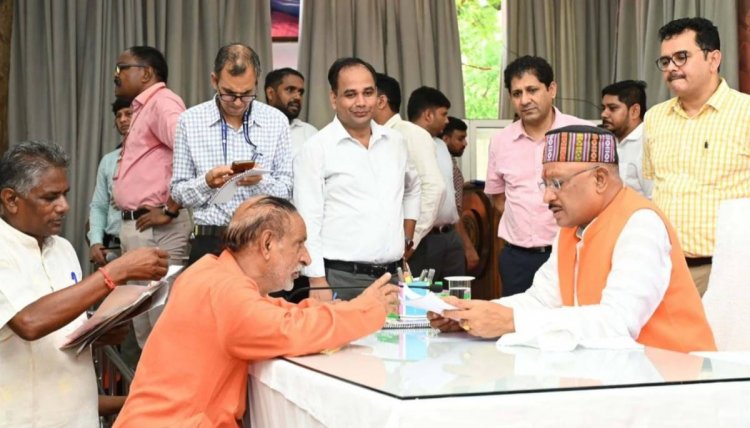 मुख्यमंत्री निवास में कल जनदर्शन