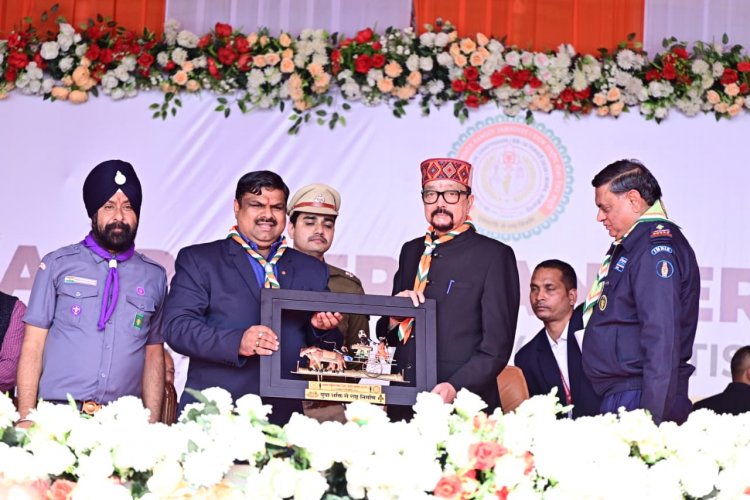 राज्यपाल रमेन डेका ने प्रथम राष्ट्रीय रोवर-रेंजर जंबूरी का किया शुभारंभ,युवाओं से राष्ट्र निर्माण में योगदान का आह्वान