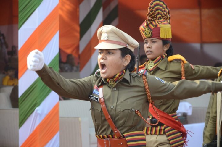 फुल ड्रेस फाइनल रिहर्सल में दिखी परेड, पदक अलंकरण व सांस्कृतिक प्रस्तुतियों की भव्य झलक