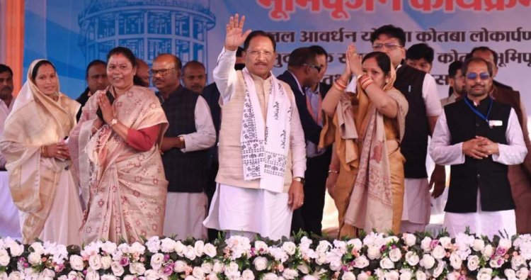 छत्तीसगढ़ तेजी से बढ़़ रहा हैं समृद्धि कीओर: मुख्यमंत्री विष्णु देव साय,जशपुर जिले को 51.73 करोड़ रुपए के विकास कार्यों की सौगात