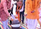 नीलकंठेश्वर महादेव मंदिर के प्राण-प्रतिष्ठा समारोह में मुख्यमंत्री विष्णु देव साय हुए शामिल