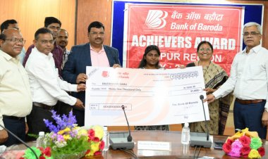 कृषि विश्वविद्यालय के तीन मेधावी छात्रों को बैंक ऑफ बड़ौदा अचीवर्स अवॉर्ड -2026 से सम्मानित….