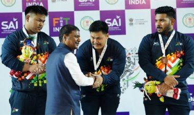खेलो इंडिया ट्राइबल गेम्स 2026: वेटलिफ्टिंग स्पर्धा में अरुणाचल पुरुष और असम महिला वर्ग में ओवरऑल चैम्पियन
