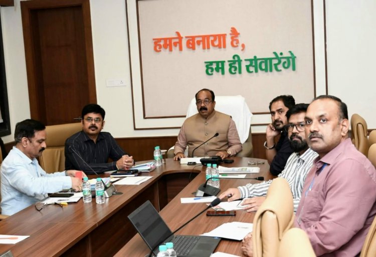 केन्द्रीय जल शक्ति मंत्रालय की वीसी में शामिल हुए उप मुख्यमंत्री अरूण साव….