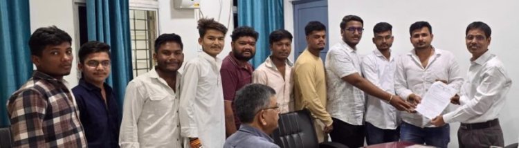 एन.एस.यू.आई ने छात्र संघ चुनाव के लिए खोला मोर्चा