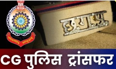 Police Transfer News : 4 थाना प्रभारियों का तबादला,  आदेश जारी
