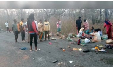 CG ACCIDENT NEWS: मजदूरों से भरी पिकअप पलटी, 15 गंभीर घायल…