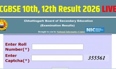 CG Board 10th 12th Result 2026 : छत्तीसगढ़ बोर्ड 10वीं 12वीं का रिजल्ट जारी, इस Link से करें चेक