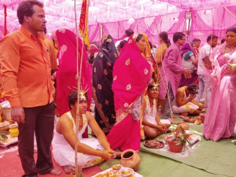 धमतरी में नौ जिलों के 38 बटुकों का उपनयन, गूंजे वैदिक मंत्र