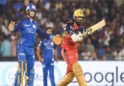 IPL 2026 : रोमांचक मुकाबले में RCB ने मुंबई को दो विकेट से हराया, क्रुणाल पांड्या ने खेली शानदार पारी