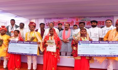 मुख्यमंत्री कन्या विवाह योजना से गरीब परिवारों को बेटियों की शादी की आर्थिक चिंता से मिल रही राहत – अरुण साव