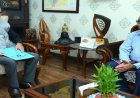 राज्यपाल डेका से मुख्य सचिव ने सौजन्य भेंट की