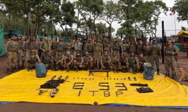 माओवादियों पर बड़ा प्रहार! कैंप तबाह, AK-47 के कारतूस समेत भारी मात्रा में विस्फोटक जब्त