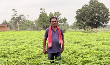 जिले के प्रगतिशील किसान परशुराम साहू प्राकृतिक खेती की बन रहे मिसाल