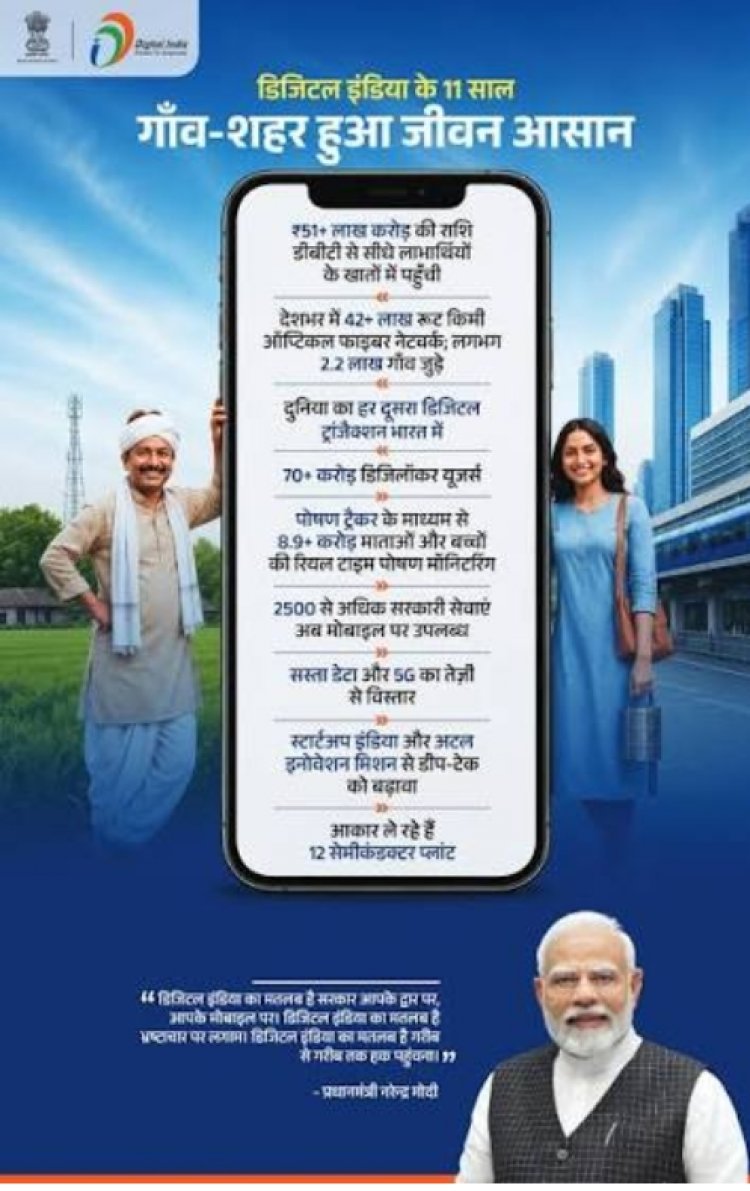 डिजिटल इंडिया ने बदला शासन का तरीका: PM