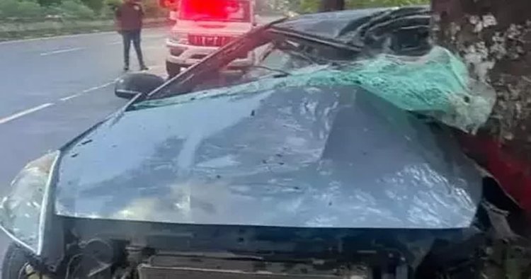 दर्दनाक सड़क हादसा: पेड़ से टकराई तेज रफ्तार कार, दो युवकों की मौत