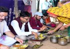 अपनों के बीच जमीन पर बैठकर देसी स्वाद का आनंद, वित्त मंत्री चौधरी ने कहा—यही हमारी संस्कृति की असली पहचान