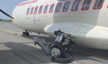 एयरपोर्ट पर बड़ा हादसा टला: लैंडिंग के दौरान Alliance Air फ्लाइट का टायर फटा, सभी यात्री सुरक्षित
