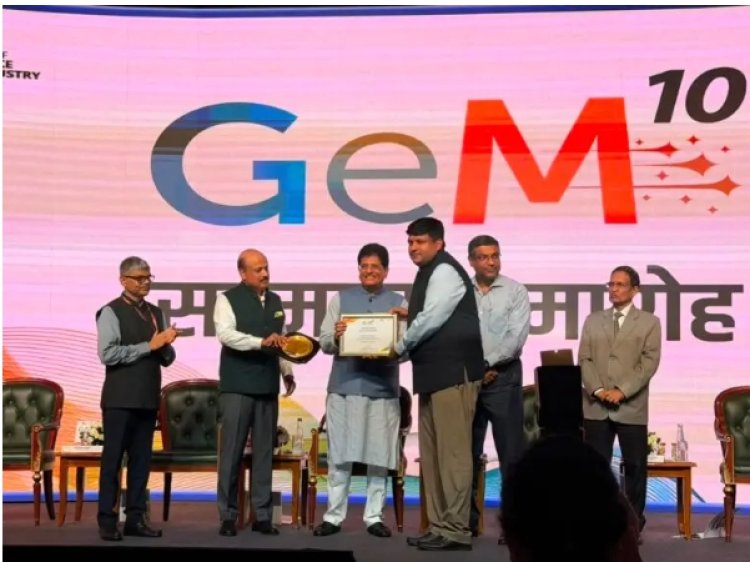 छत्तीसगढ़ को ‘GeM सस्टेनेबल प्रोक्योरमेंट अवार्ड’, शासकीय खरीदी दोगुनी होकर ₹3,935 करोड़ पहुंची