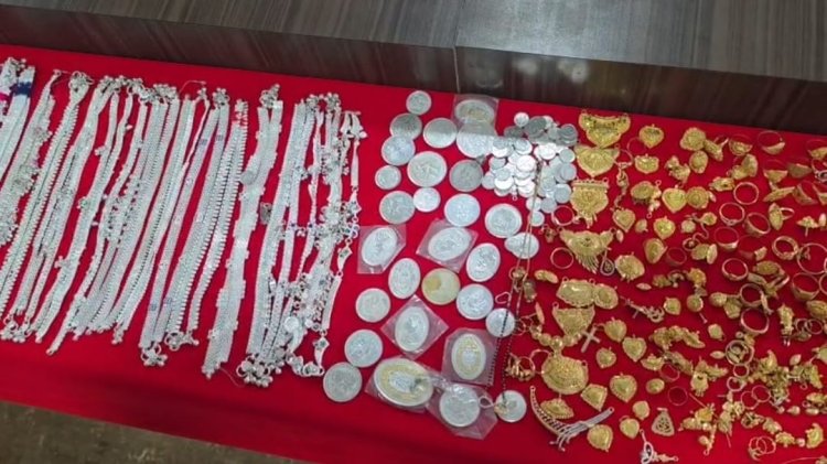 एक करोड़ की ज्वेलरी उठाईगिरी का पुलिस ने किया खुलासा, 46 लाख के सोने-चांदी के आभूषण बरामद