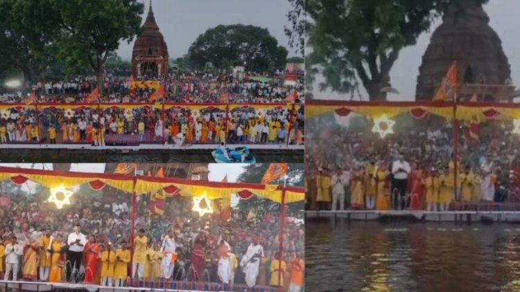 1200 साल पुराने सिद्धेश्वर मंदिर में उमड़ा आस्था का सैलाब, सावन के तीसरे सोमवार हजारों भक्तों ने किया जलाभिषेक