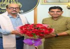 राज्यपाल डेका से मंत्री वर्मा ने की सौजन्य भेंट
