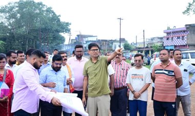 रायगढ़ की बदलेगी तस्वीर: विकास परियोजनाओं का वित्त मंत्री ओ.पी.चौधरी ने किया मैराथन निरीक्षण….