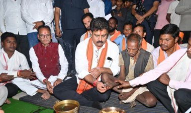 उप मुख्यमंत्री विजय शर्मा ने मुड़घुसरी में 1.48 करोड़ रुपए के तीन सड़क का किया भूमिपूजन….