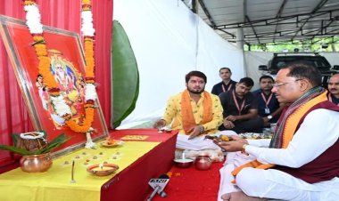 सृजन, कौशल और श्रम के सम्मान का संदेश देती है भगवान विश्वकर्मा की आराधना: मुख्यमंत्री साय