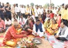 महाअष्टमी पर चलगली क्षेत्र को मंत्री  रामविचार नेताम का बड़ी सौगात मोरन नदी पर 5.91 करोड़ की लागत से बनेगा उच्चस्तरीय पुल