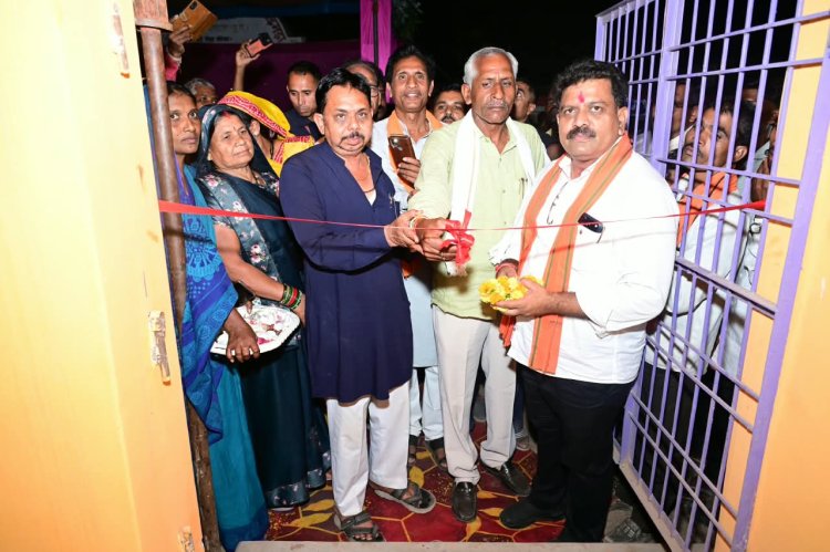उप मुख्यमंत्री  विजय शर्मा ने मड़मड़ा में आंगनबाड़ी और अटल डिजिटल सेवा केंद्र का किया लोकार्पण